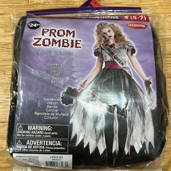 Prom Zombie Kids Costume 5-7 - Picture 1 of 2